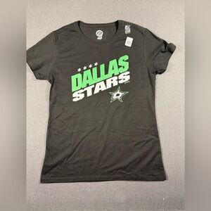 Dallas Stars Officially Licensed Fuel Black T-Shirt - Women’s Small